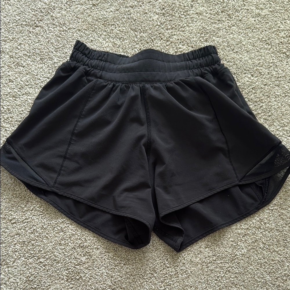 Women's Black Athletic Shorts